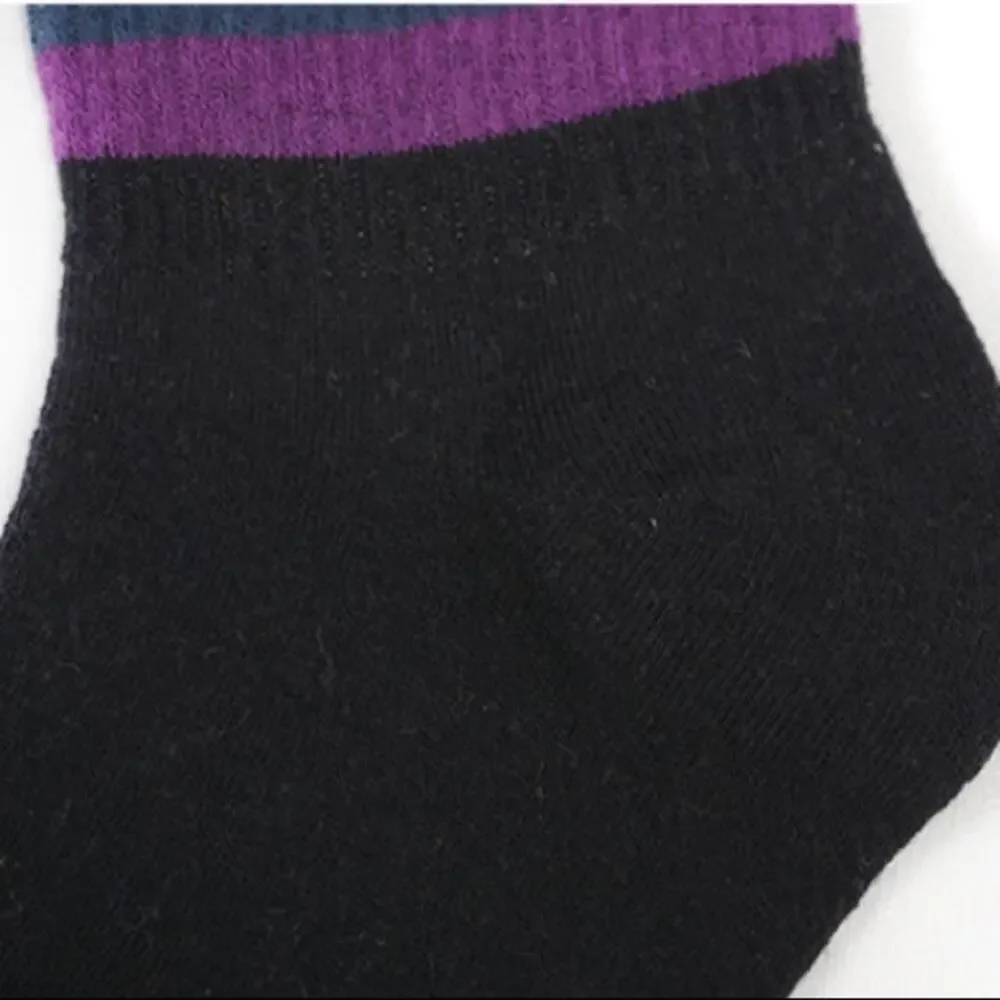 2 pairs Women's Socks Cotton Rainbow Stripes Socks